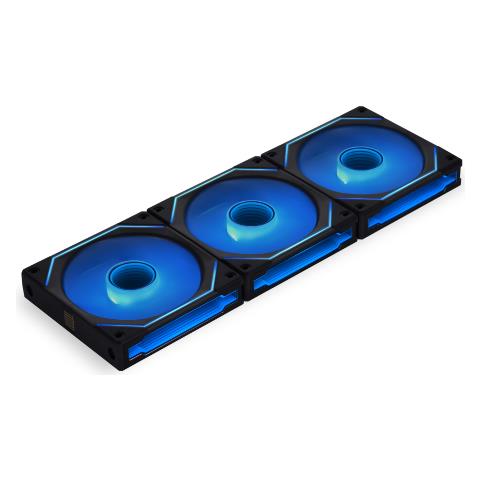 Uni Fan 12RSLIN3B Case per computer Ventilatore 12 cm Nero - Foto 1