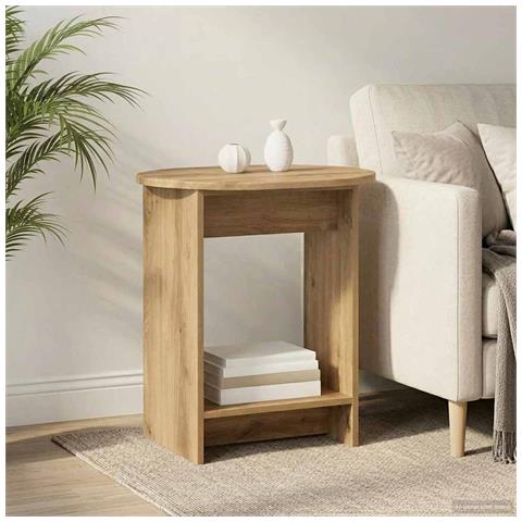 Tavolo laterale Rovere Artigianale 50 x 39,5 x 55 cm - Foto 2