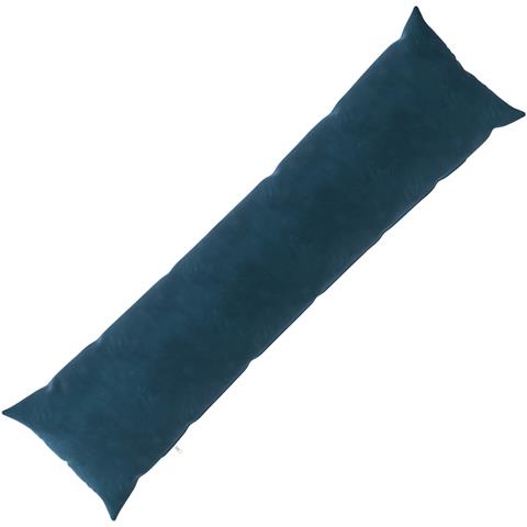 Cuscino con cuscino HEERLEN Blu 40 x 145 cm Velluto - Foto 1