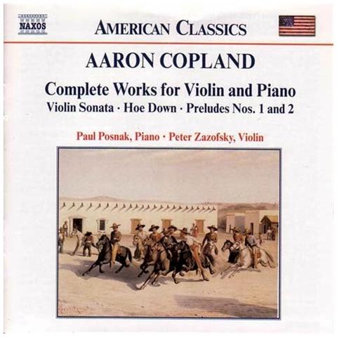 Copland Aaron - Musica Per Violino E Piano - Foto 1
