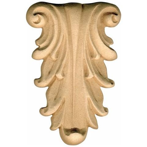 Fregio per Mobili in Pasta di Legno finitura Grezza 70x100 mm art. 03.4866 - Foto 1