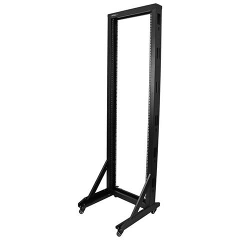 Armadio Server Rack con 2 staffe a Telaio Aperto 42U con ruote orientabili - Foto 5