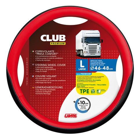 Coprivolante Club Premium Nero+rosso L 46-48 C - Foto 1