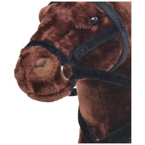 Cavallo in Peluche in Piedi Marrone Scuro XXL - Foto 2