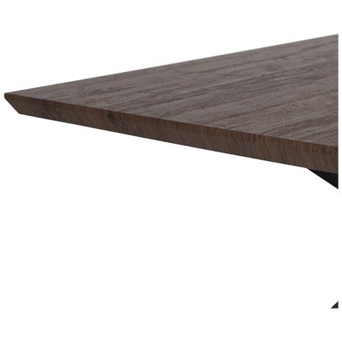 Tavolo Da Pranzo In Legno Scuro / nero 140 X 80 Cm Spectra - Foto 20