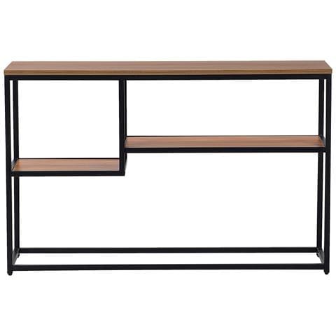 Tavolo Consolle Color Legno Scuro / nero 30x120 Cm Belmont - Foto 15