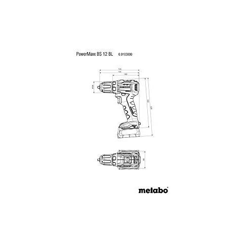 Powermaxx Bs 12 Bl Senza Chiave Nero Verde Rosso Argento 1650 Giri / Min 1 Kg - Foto 2