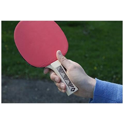 Champs 150, Racchetta Tennistavolo Unisex-adulto, Rosso / nero, M - Foto 2