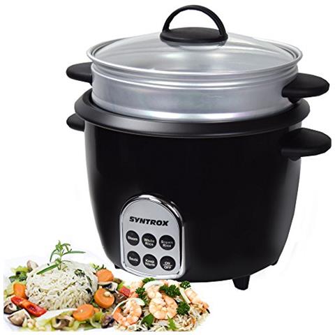 SYNTROX GERMANY Slow Chef Rc-700w Gourmet - Cuoci Riso Multifunzione Con Funzione Di Mantenimento Del Calore 1 8 L 700 Watt