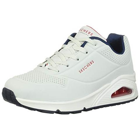 Uno Stare Su Aria, Sneaker Donna, Beige Bianca Durabuck Marina Rosso Trim Wnvr, 36.5 Ue - Foto 1