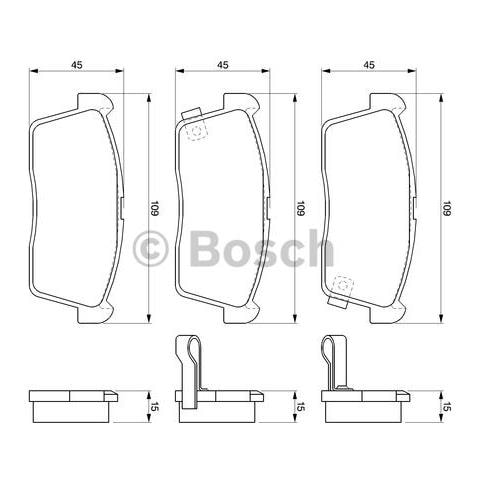 0986424695 Kit Pastiglie Freno - Foto 5