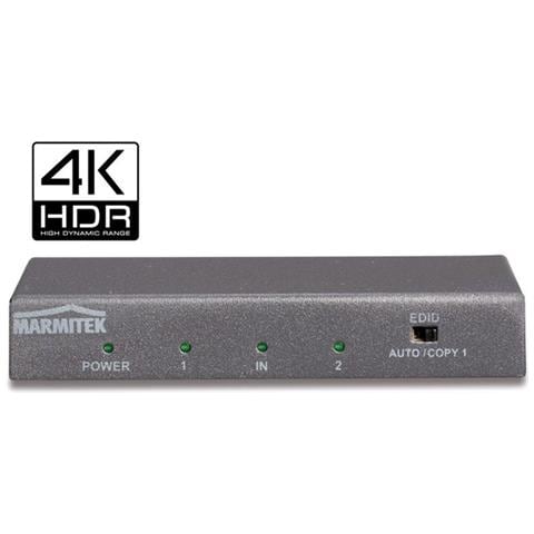 Split 612 Uhd 2.0 Splitter Hdmi 4k 1 In 2 Out Nero - Foto 1