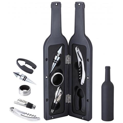 Set Di Utensili Da Vino Kh-1166 In Custodia Pieghevole Per Bottiglie - Foto 1