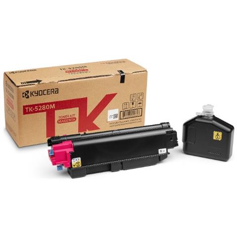 TK-5280M Cartuccia Toner Oirignale Magneta per M6235CIDN /M6635CIDN /P6235CDN Capacità 11000 Pagine - Foto 2