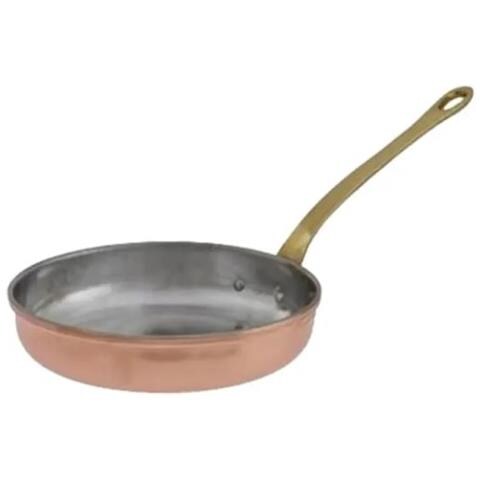 Padella Rame Tegame In Rame - In Rame E Ottone 14cm - Foto 3