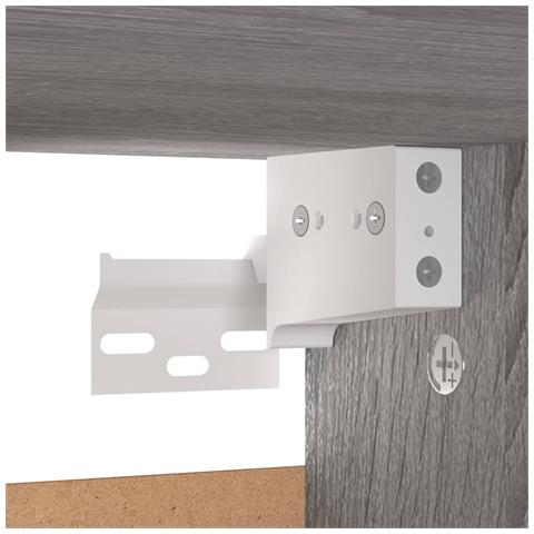 Scarpiera Grigio Sonoma 60x35x70 Cm In Legno Multistrato - Foto 11