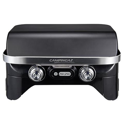 Attitude 2100 EX Grill Da tavolo Gas Nero, Stainless steel 5000 W - Foto 1