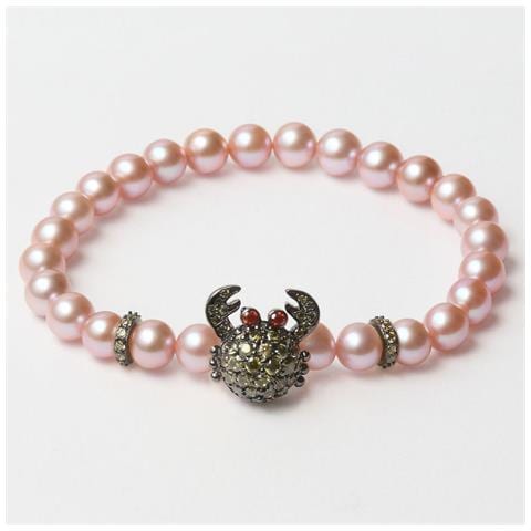 Bracciale Donna Jla-br-crab-3-pu Rosa Verde Argento Puro 16 Mm - Foto 1