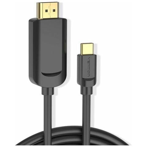Cavo Usb-c Con Hdmi Vention Cgubg Nero 1,5 M - Foto 1