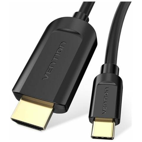 Cavo Usb-c Con Hdmi Vention Cgubg Nero 1,5 M - Foto 3