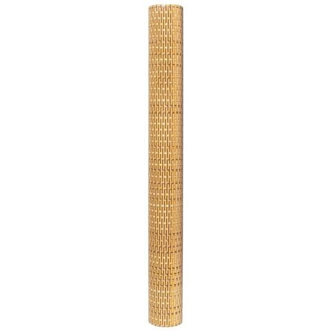 Paravento Da Balcone Marrone Chiaro 600x100 Cm In Polyrattan - Foto 2