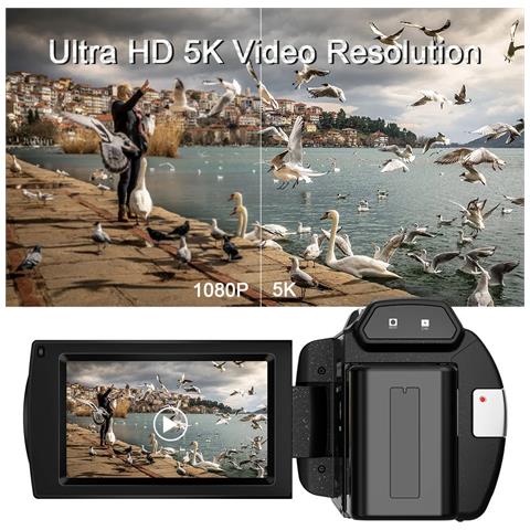 Videocamera Dslr 5k Portatile Compatta Hdv265k - Foto 6