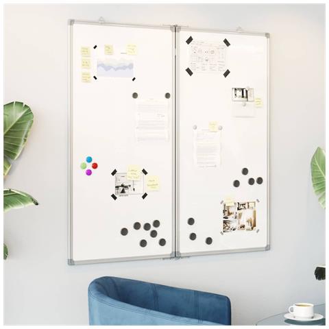 Lavagna Magnetica Pieghevole 80x80x1,7 Cm In Alluminio - Foto 1