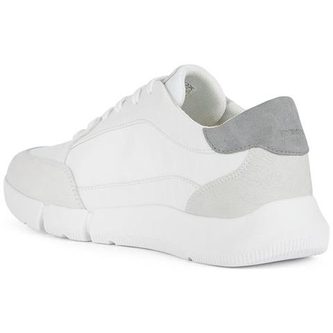 Adacter Sneakers Pelle Scarpe Uomo Bianco Eu 43, U45ffb 04311 C1236 - Foto 3