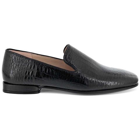 Donna Anine Squared Mocassini In Pelle Nera Elegante 39 - Foto 1