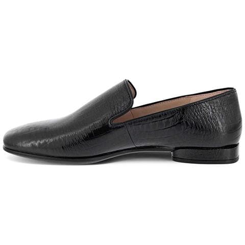 Donna Anine Squared Mocassini In Pelle Nera Elegante 39 - Foto 3