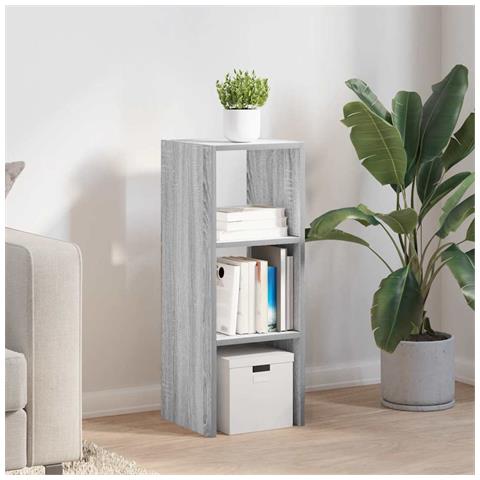 Libreria Impilabili Grigio Sonoma 30x30x80 Cm Legno Multistrato - Foto 3