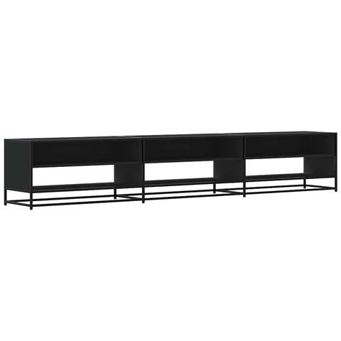 Mobile Porta Tv Nero 270x40x46 Cm In Truciolato - Foto 2