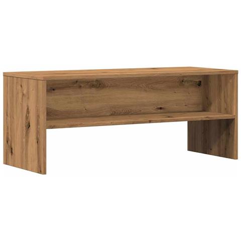 Mobile Porta Tv Rovere Artigianale 100x40x40 Cm In Truciolato - Foto 2