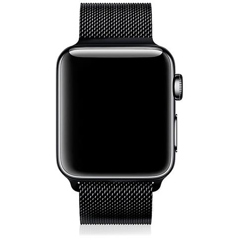 Dam  Cinturino In Metallo Compatibile Apple Watch 38/40/41mm 22x2x0,2 Cm. Colore Nero - Foto 3