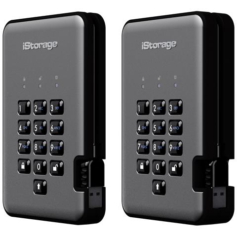diskAshur PRO2 512 GB USB tipo A 3.2 Gen 1 (3.1 Gen 1) Nero, Grafite - Foto 2