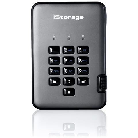 diskAshur PRO2 512 GB USB tipo A 3.2 Gen 1 (3.1 Gen 1) Nero, Grafite - Foto 1
