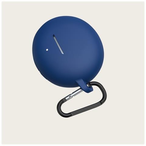 Custodia Protettiva In Silicone Compatibile Con Honor Earbuds 4i - Cover Anti-caduta Blue - Foto 3