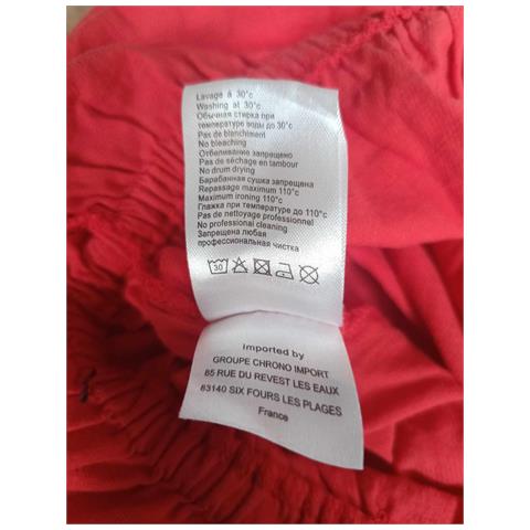 Tuta Con Shorts Senza Maniche Rosso S - Foto 2