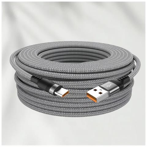 Cavo Di Ricarica Usb Type-c A 2 Confezioni - Intrecciato In Nylon, Ricarica Rapida, Compatibile Con Computer 1,5 M - Foto 5