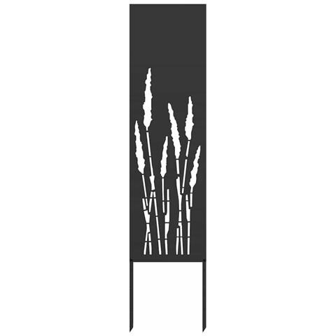 Pannello Decorativo da Giardino Altro Nero 32 x 140 cm - Foto 1