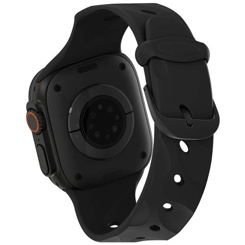 Bracciale Ares Splice In Silicone Per Apple Watch 38-42mm, Nero - Foto 2