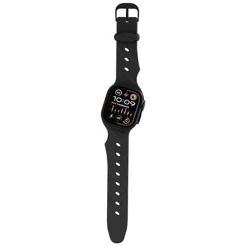 Bracciale Ares Splice In Silicone Per Apple Watch 38-42mm, Nero - Foto 5