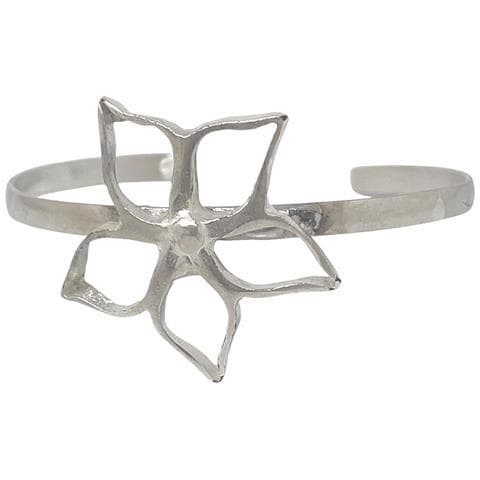 Bracciale Sottile Irregularblom Únic Argento 10µ Regolabile - Foto 1