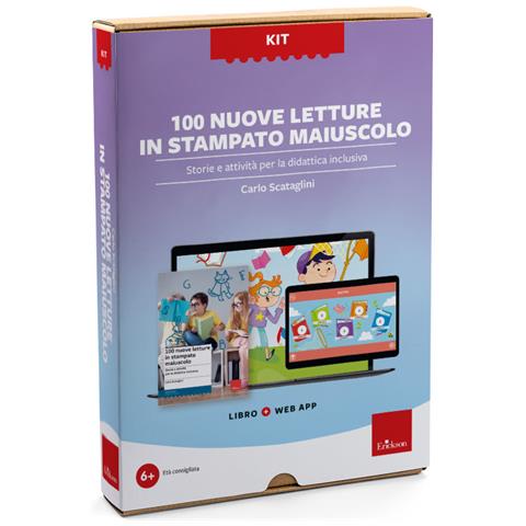 Carlo Scataglini - 100 nuove letture in stampato maiuscolo. Kit App. Con software - Foto 1