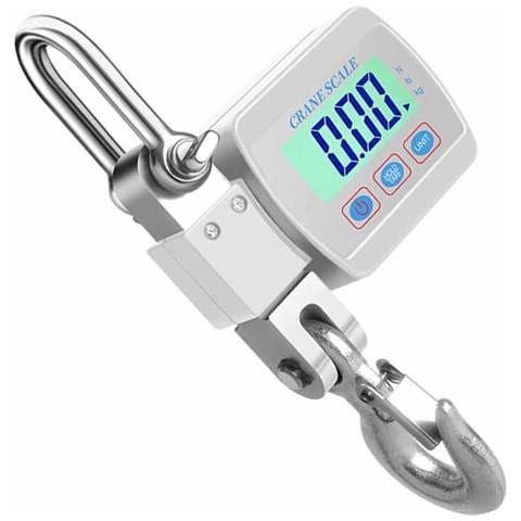 Bilancia A Gru Digitale 500kg - Bilancia Portatile Robusta Con Display Lcd White - Foto 2