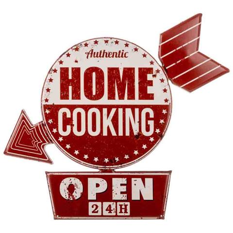 Piatto Decorativo Da Parete In Metallo 52x59x1h - Foto 1