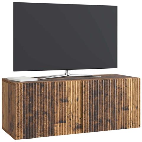 Mobile Porta TV da Muro Legno antico 78,5 x 31 x 30 cm - Foto 2