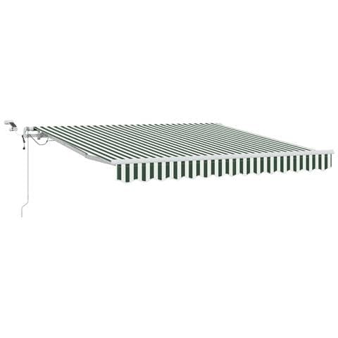 Tenda retrattile Verde e Bianco 300 x 250 cm Poliestere - Foto 1