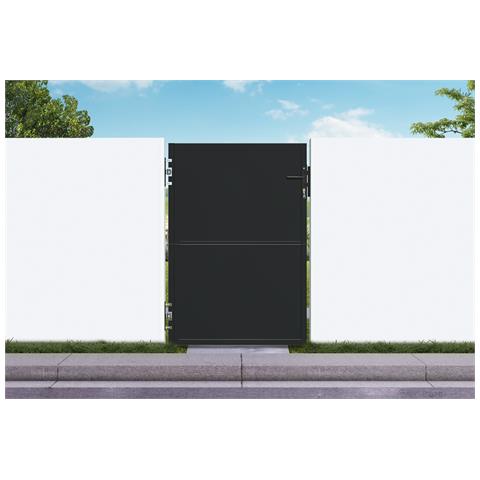 Cancello in acciaio nero opaco NALI 1M H. 140cm - Foto 1