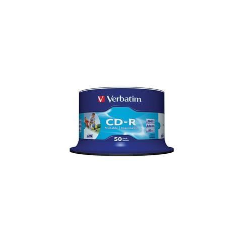 CD-R Super AZO 48x 700MB 50pz Spindle Print Surface NoID - Foto 1